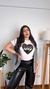 Remera SPUM Corazón Black - tienda online