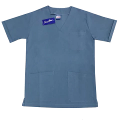 casaca de ambo classic unisex de arciel escote v manga corta - comprar online