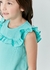 Vestido Viscolinho Babado Frontal na internet