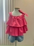 Conjunto Laço Tricoline e Short Jeans na internet