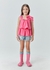 Conjunto Laço Tricoline e Short Jeans