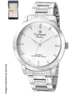 Kit Relogio Champion Feminino CN29276D Prata