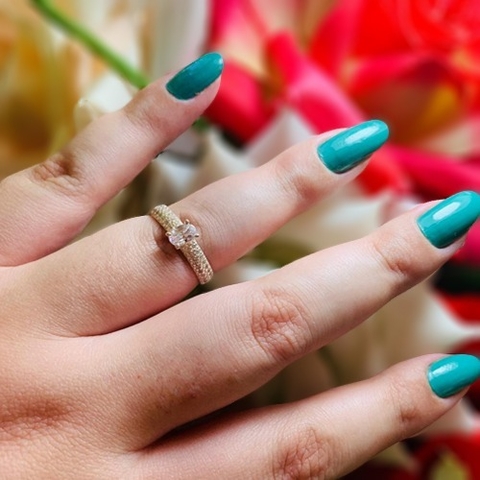 ANEL SOLITÁRIO ESTASI PRATA