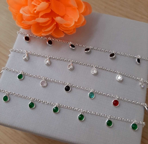 PULSEIRA CHOKER EM PRATA