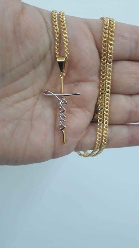 CORRENTE BRUME COM PINGENTE JESUS