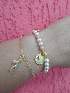 PULSEIRA MENINA VOLEY FOLHEADA