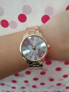 RELOGIO QUARTZ FEMENINO DOURADO
