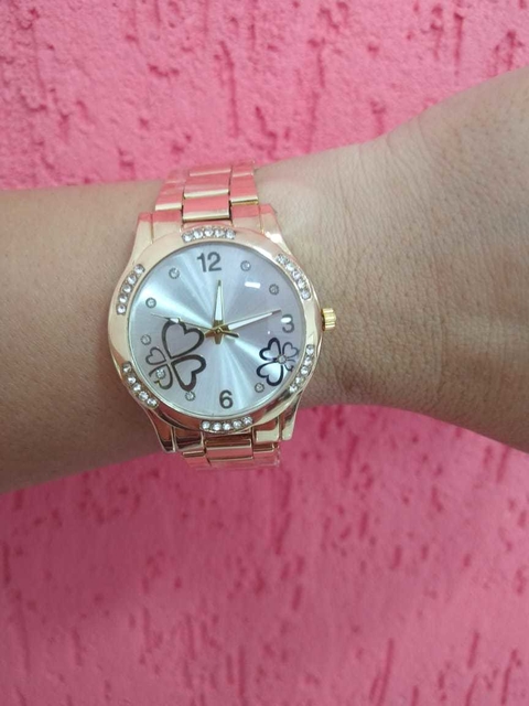 RELOGIO QUARTZ SOCIAL CORAÇÃO