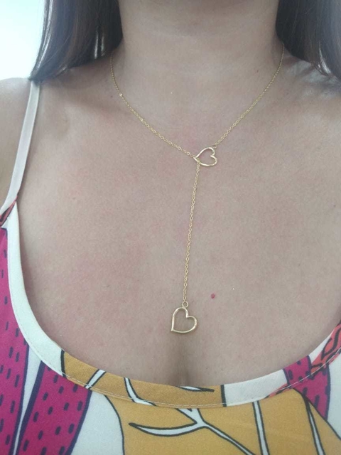 GRAVATINHA FOLHADA CORAÇAO