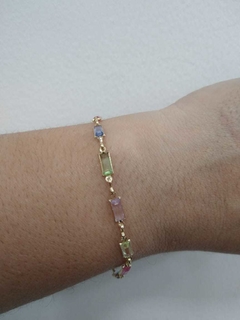 PULSEIRA FOLHEADA COLORIDA