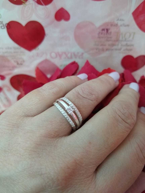 ANEL PRATA TRIPLICE ZIRCONIA