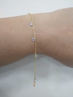 PULSEIRA CHOKER FOLHEADA