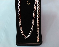 CONJUNTO PRATA CORRENTE E PULSEIRA 3 EM 1