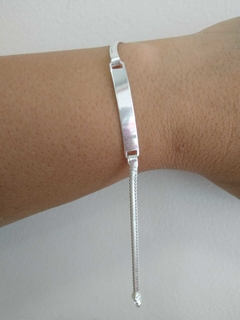 PULSEIRA PRATA CHAPA ADULTO