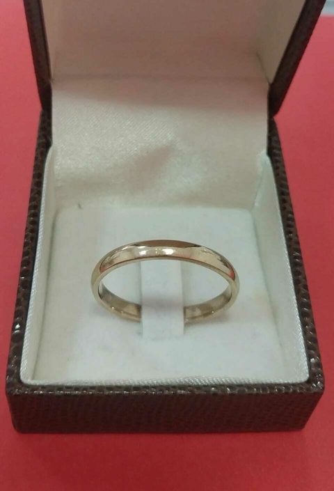 ALIANÇA MOEDA ANTIGA 3MM