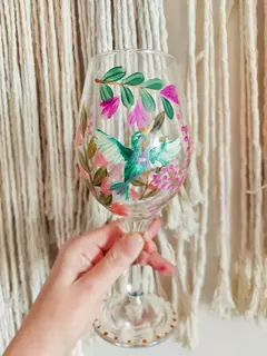 COPA DE VINO COLIBRI