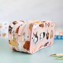 Cartuchera doble- PINK ELEPHANT - tienda online