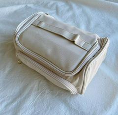 Porta cosméticos de cuero con organizador - tienda online
