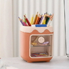 Organizador lápices/brochas escritorio Cerdito