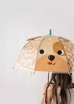 Paraguas transparente animalitos - Olgas y Ramonas