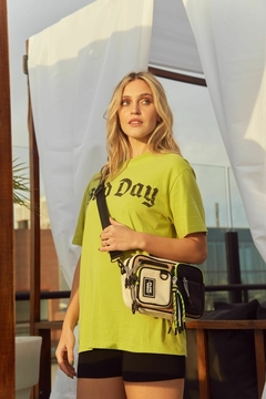 Imagen de Bandolera Colorblock Camel