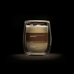 Barista - Set de 2 vasos doble vidrio - comprar online
