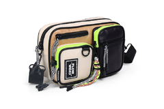 Bandolera Colorblock Camel - comprar online