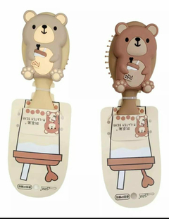 Mini cepillo de pelo ositos - comprar online