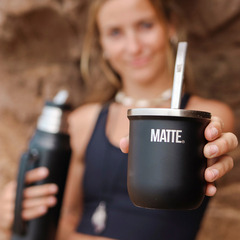 MATTE STEEL + BOMBILLA - MATE TÉRMICO ACERO INOXIDABLE - comprar online