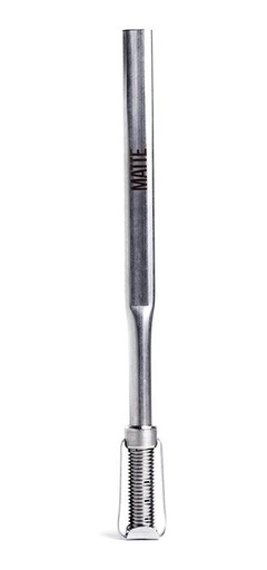 Imagen de BOMBILLA MATTE LARGE DE ACERO INOXIDABLE CON RESORTE