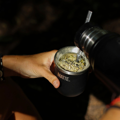 MATTE STEEL + BOMBILLA - MATE TÉRMICO ACERO INOXIDABLE en internet