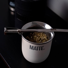 MATE 304 ACERO INOXIDABLE + BOMBILLA MATTE ACERO INOXIDABLE - Olgas y Ramonas