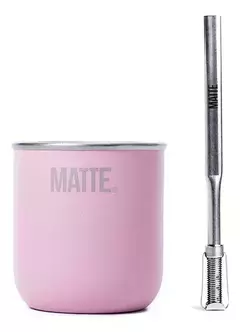 MATE 304 ACERO INOXIDABLE + BOMBILLA MATTE ACERO INOXIDABLE - tienda online