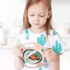 Plato Antivuelco Bowl Giratorio Bebe