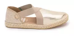 Sandalia Fit Cuña Dorado - Olgas y Ramonas