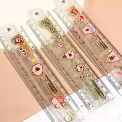 Regla Plegable con Arena Glitter Movediza Capybara - 30cm en internet