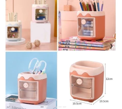 Organizador lápices/brochas escritorio Cerdito - Olgas y Ramonas