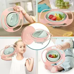 Plato Antivuelco Bowl Giratorio Bebe - tienda online