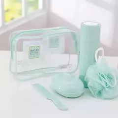 Neceser Kit Viaje Jabonera Porta Cepillo De Dientes Esponja - comprar online