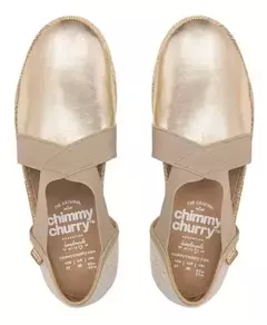 Sandalia Fit Cuña Dorado - tienda online