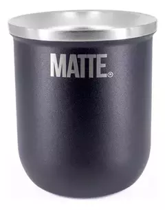 MATTE STEEL + BOMBILLA - MATE TÉRMICO ACERO INOXIDABLE