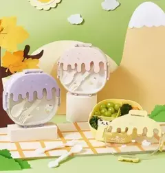 Vianda termica Cupcake con Cubiertos