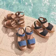 Sandalia Wedge Denim - Chimmy Churry - comprar online