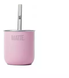 MATE 304 ACERO INOXIDABLE + BOMBILLA MATTE ACERO INOXIDABLE - Olgas y Ramonas