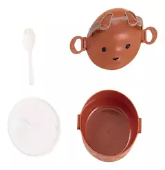 Vianda oso con anteojos gris - tienda online