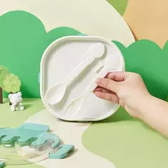 Vianda termica Cupcake con Cubiertos en internet