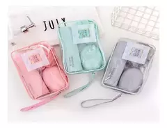 Neceser Kit Viaje Jabonera Porta Cepillo De Dientes Esponja - tienda online