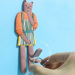 Gancho Magnetico Colgante Diseño Animales Safari en internet