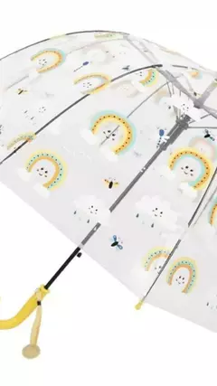Paraguas infantil con identificador animales