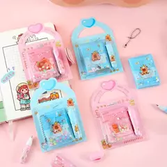Mini Cuaderno Anotador con Bolígrafo - Capybara